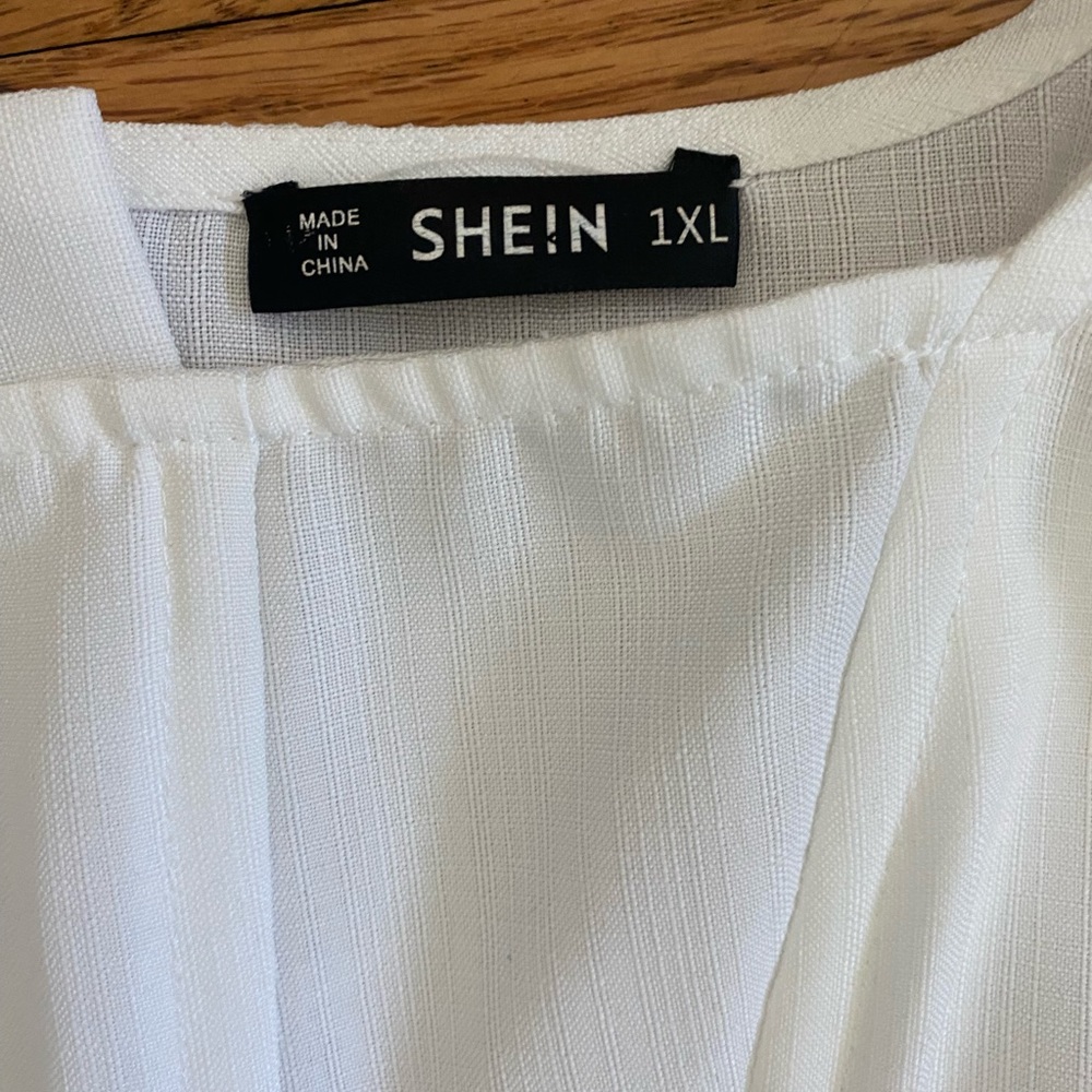 Shein Corset Crop Top Women’s 1XL (14) White Zipper Fish boning -Front, Bustier - Picture 2 of 6